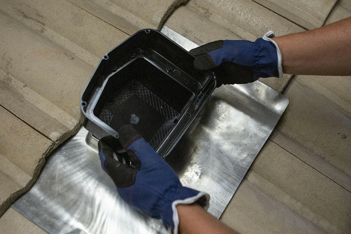 EZ Solar JB-2 Rooftop PV Junction Box for Tile Roofs EZ Solar