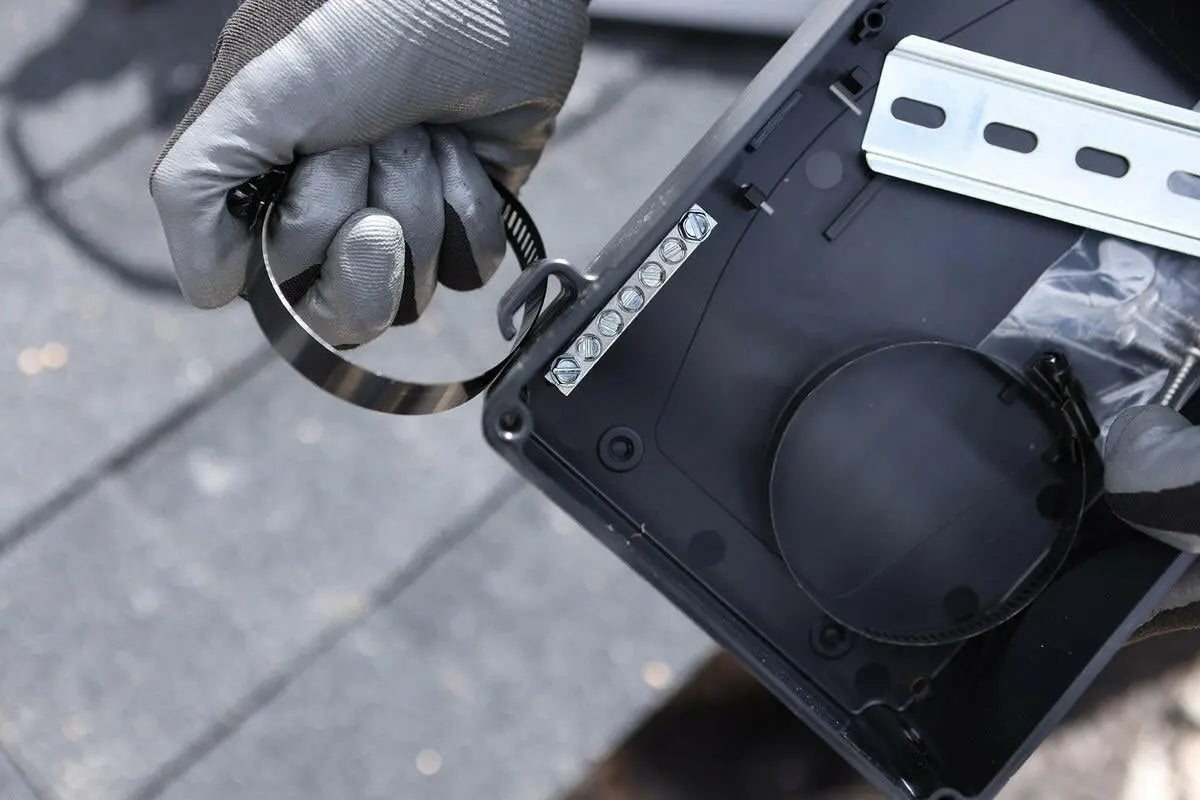 EZ Solar JB-3 Rail Mount or Pole Mount Junction Box EZ Solar