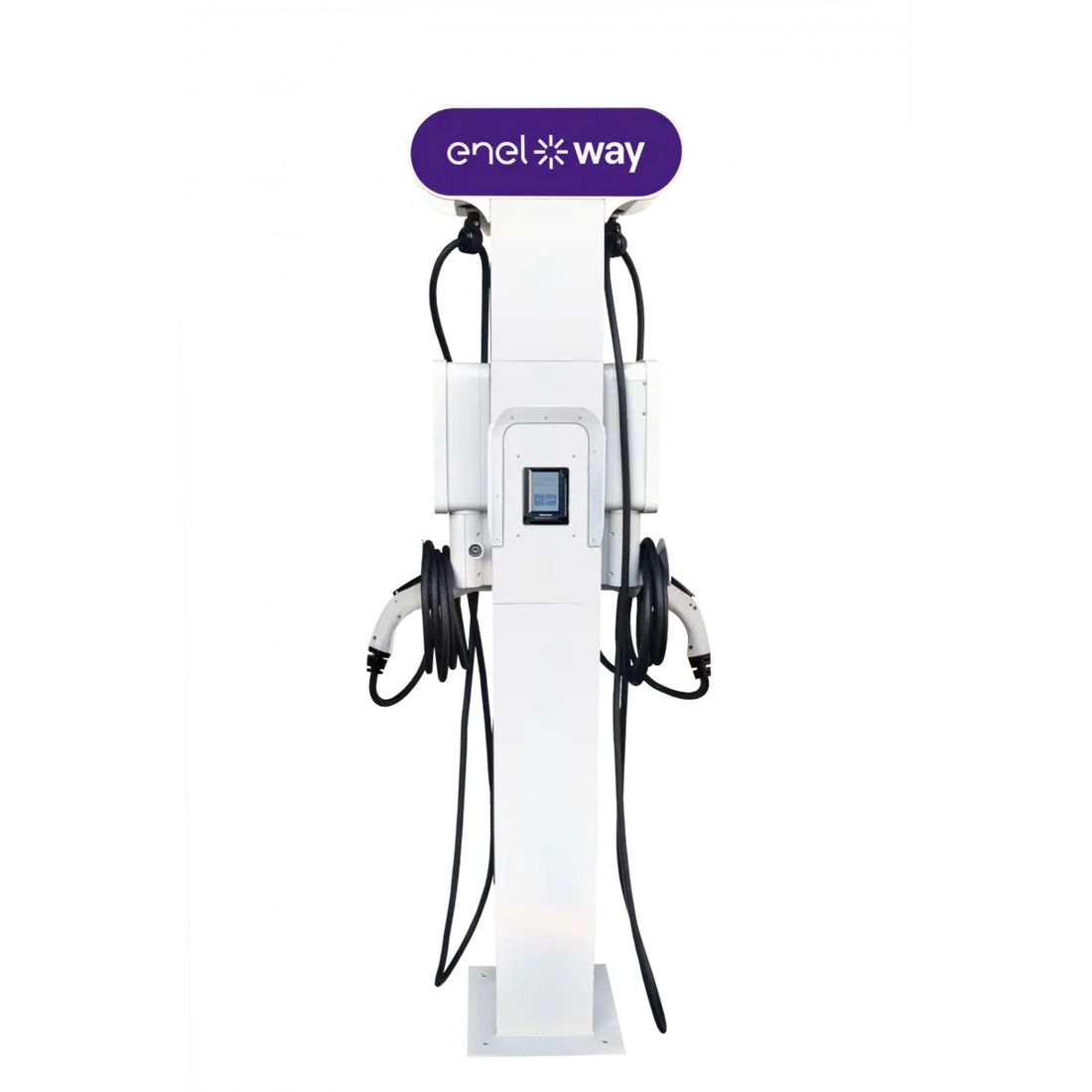 Enel X JuicePedestal™ Series Wi-Fi Enabled Smart EV Charging Station with Cable Enel X