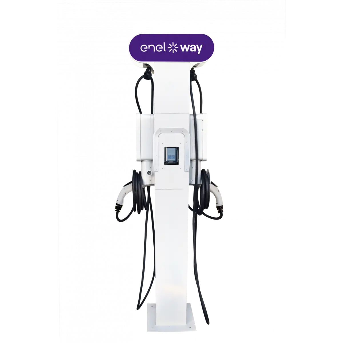 Enel X JuicePedestal™ Series Wi-Fi Enabled Smart EV Charging Station with Cable Enel X