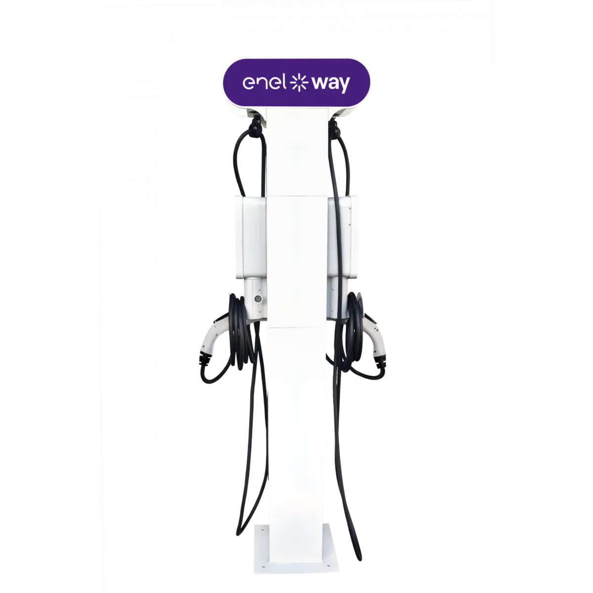 Enel X JuicePedestal™ Series Wi-Fi Enabled Smart EV Charging Station with Cable Enel X