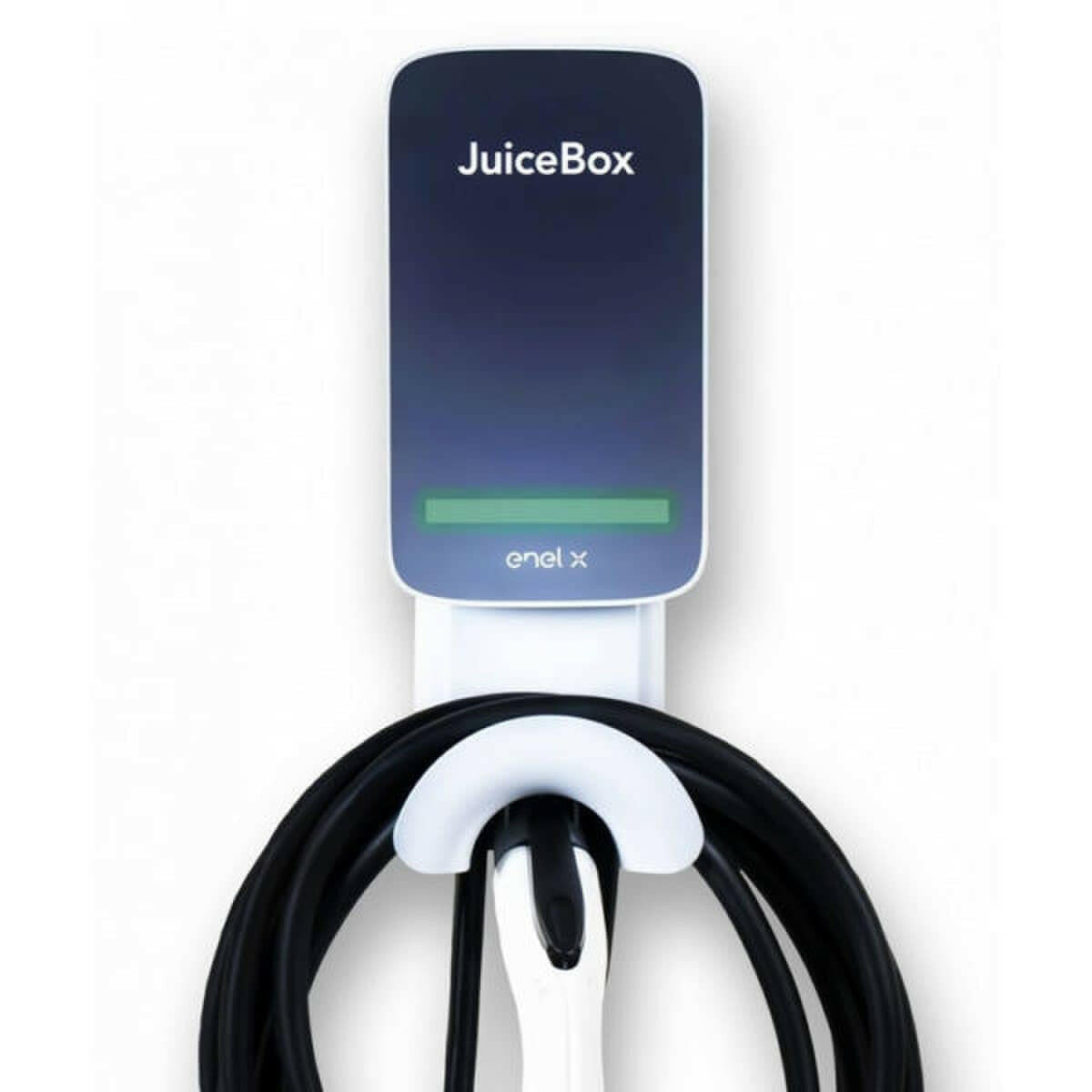 Enel X Juicebox® 32 Series 25 ft 7.7 kW Plug-In-Cord Level 2 EV Charging Station.
