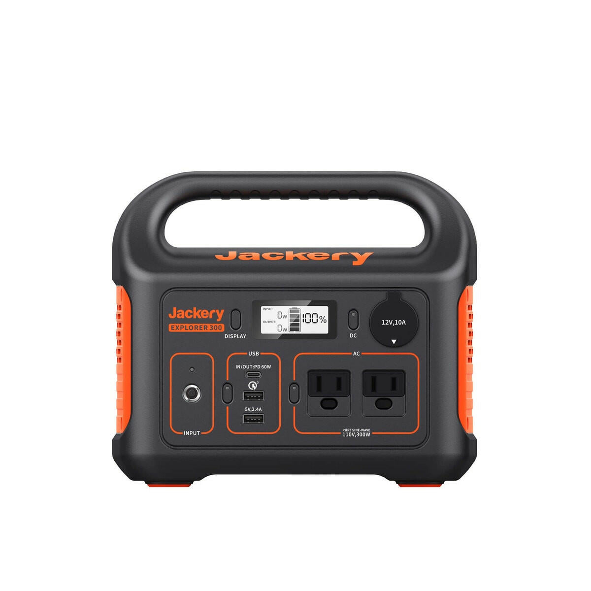 Jackery Explorer 300 Series 293 Wh Lithium-Ion Portable Power Station.