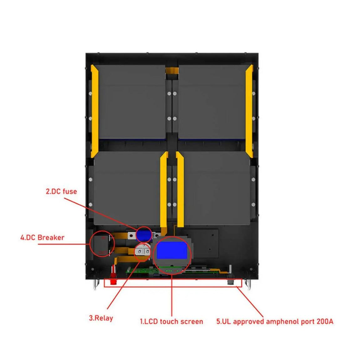 LINIOTECH 10 KWH Lifepo4 Power Reserve Power Wall Battery Storage Power by CATL Wall Mounted (SKU Part Number LINIOTECH10-1) LINIOTECH