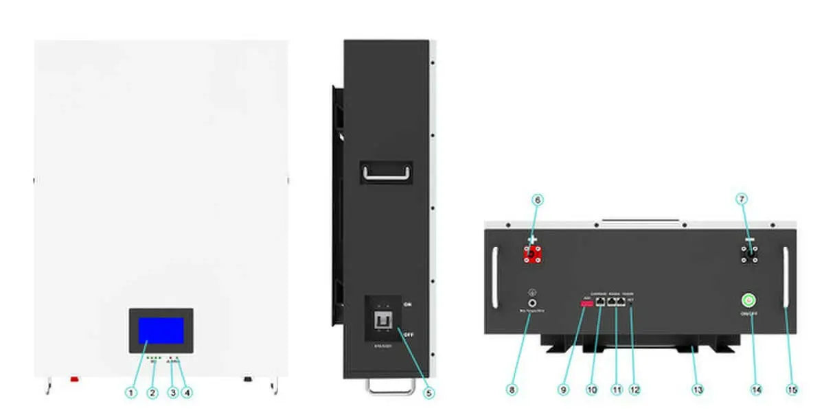 LINIOTECH 10 KWH Lifepo4 Power Reserve Power Wall Battery Storage Power by CATL Wall Mounted (SKU Part Number LINIOTECH10-1) LINIOTECH