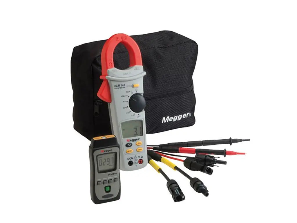 Megger PVK330 - Photovoltaic Kit with D.C Clamp Multimeter Solar Cellz USA