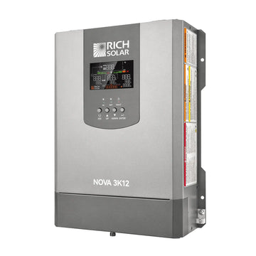 RICH SOLAR NOVA 3K12 12V 3000W Pure Sine Wave Inverter with Built-in Transfer Switch