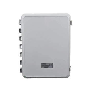 Duracell Power Center Communication Gateway with Consumer Grade Meter (CGM) and WiFi in a sealed outdoor enclosure.