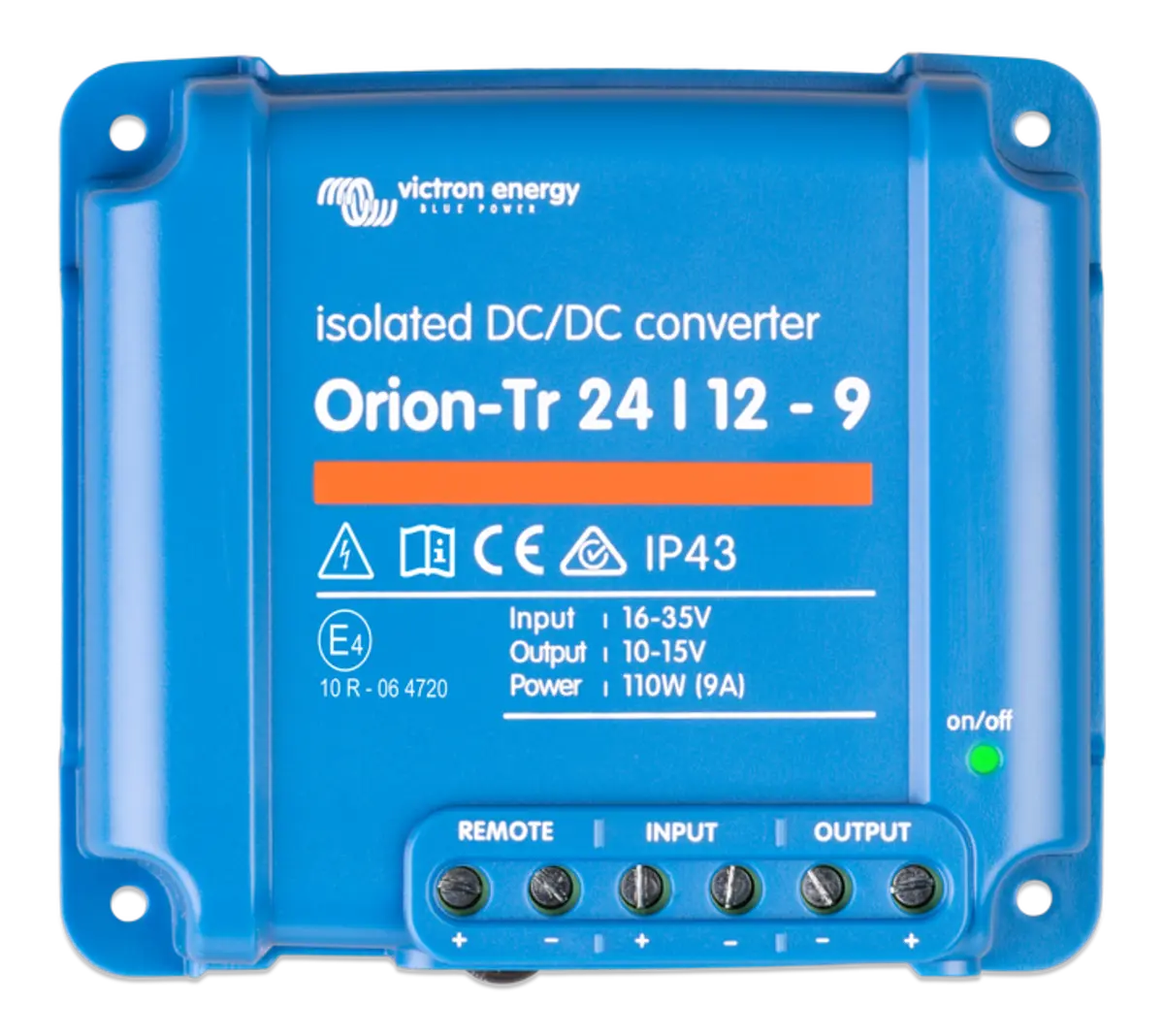 Victron Orion-Tr 24V to 12V 110W 9A Isolated DC/DC Converter (SKU Part Number ORI241210110R) Victron Energy