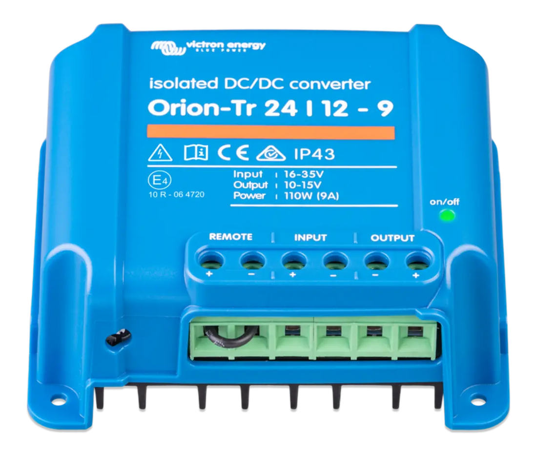 Victron Orion-Tr 24V to 12V 110W 9A Isolated DC/DC Converter (SKU Part Number ORI241210110R) Victron Energy