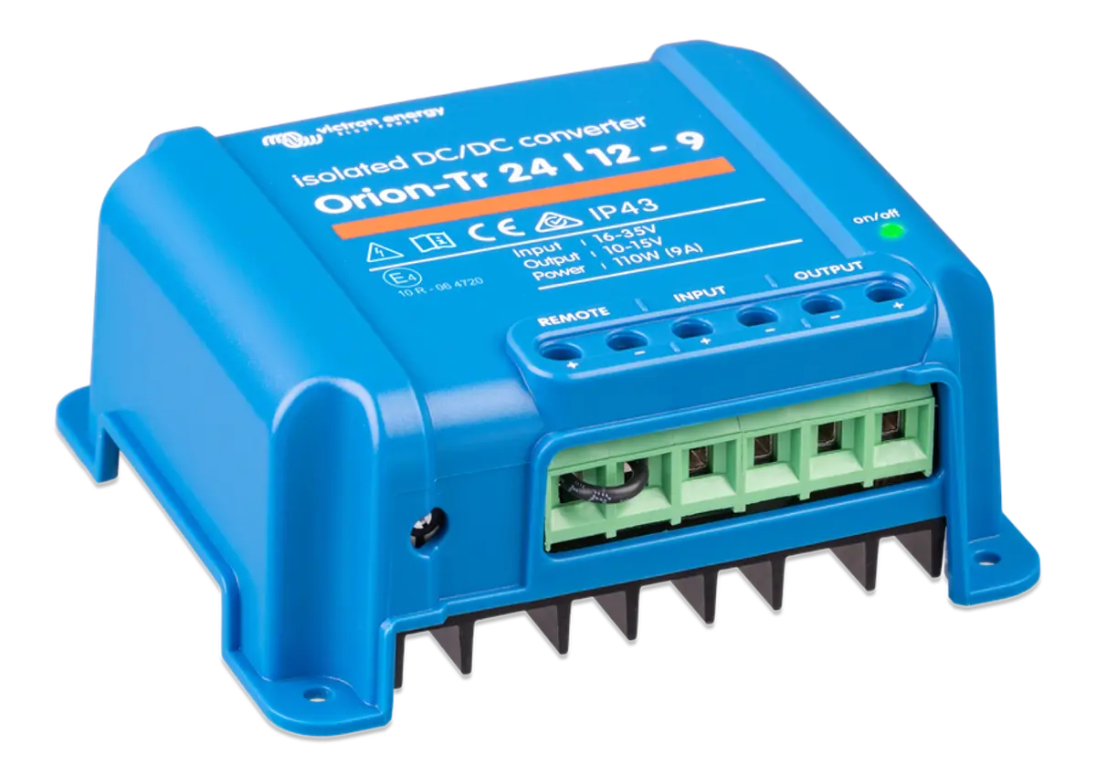 Victron Orion-Tr 24V to 12V 110W 9A Isolated DC/DC Converter (SKU Part Number ORI241210110R) Victron Energy