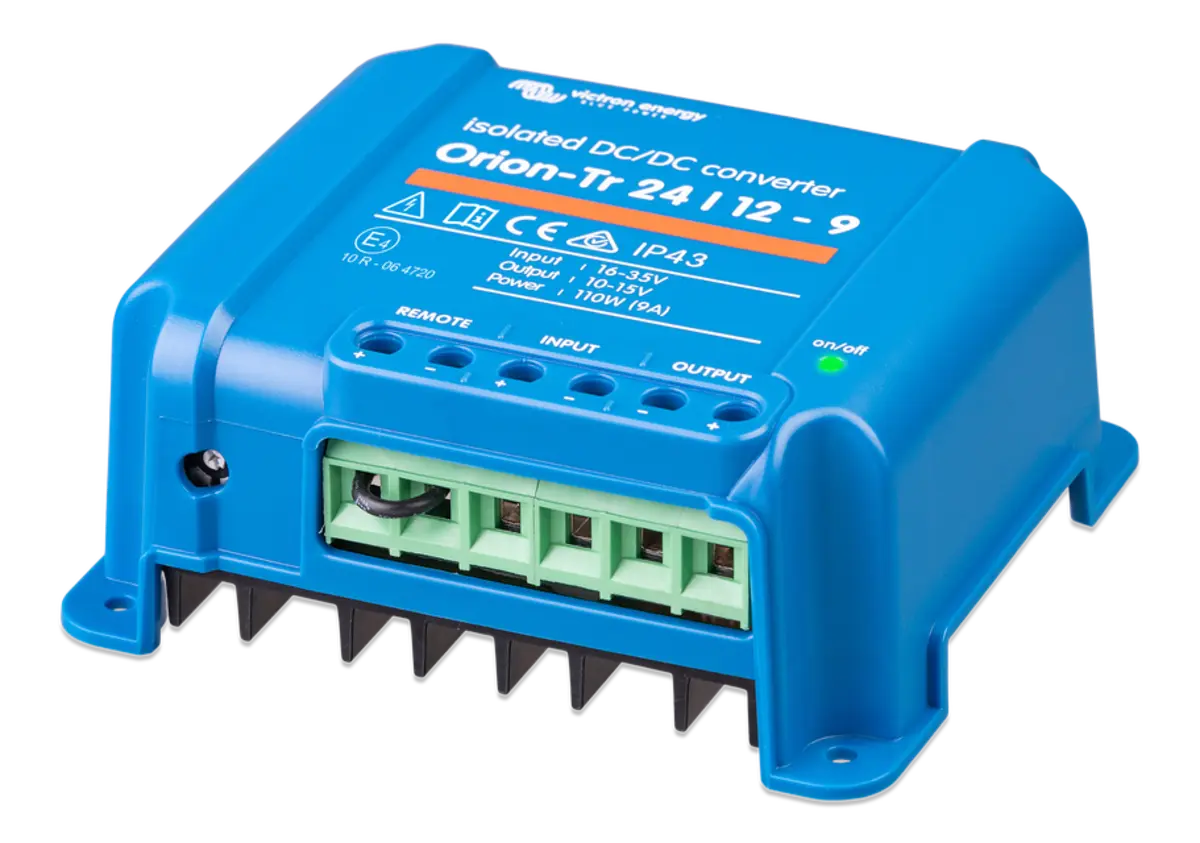 Victron Orion-Tr 24V to 12V 110W 9A Isolated DC/DC Converter (SKU Part Number ORI241210110R) Victron Energy