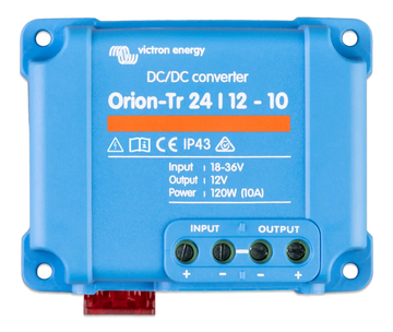 Victron Orion-Tr 24V to 12V - 120W 10A Non Isolated DC/DC Converter (SKU Part Number ORI241210200R) Victron Energy