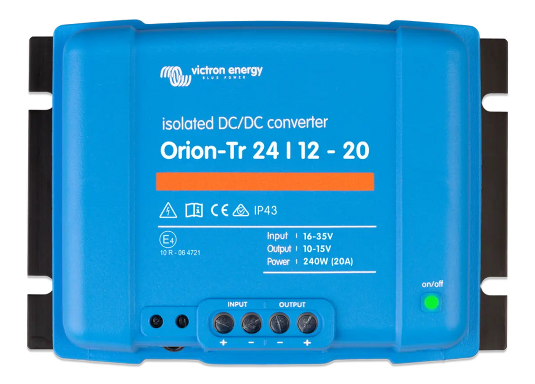 Victron Orion-Tr 24V to 12V - 240W 20A Isolated DC-DC Converter (SKU Part Number ORI241224110) Victron Energy