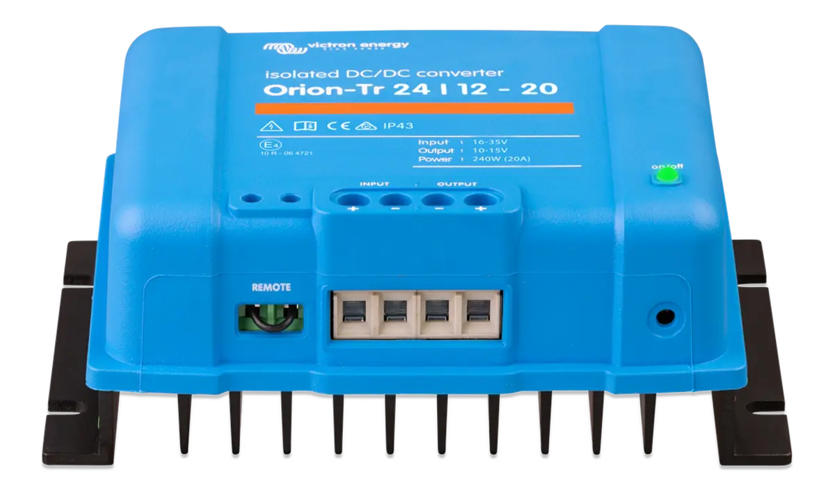 Victron Orion-Tr 24V to 12V - 240W 20A Isolated DC-DC Converter (SKU Part Number ORI241224110) Victron Energy