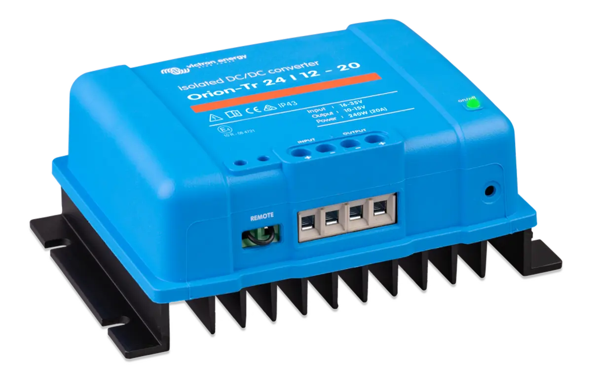 Victron Orion-Tr 24V to 12V - 240W 20A Isolated DC-DC Converter (SKU Part Number ORI241224110) Victron Energy