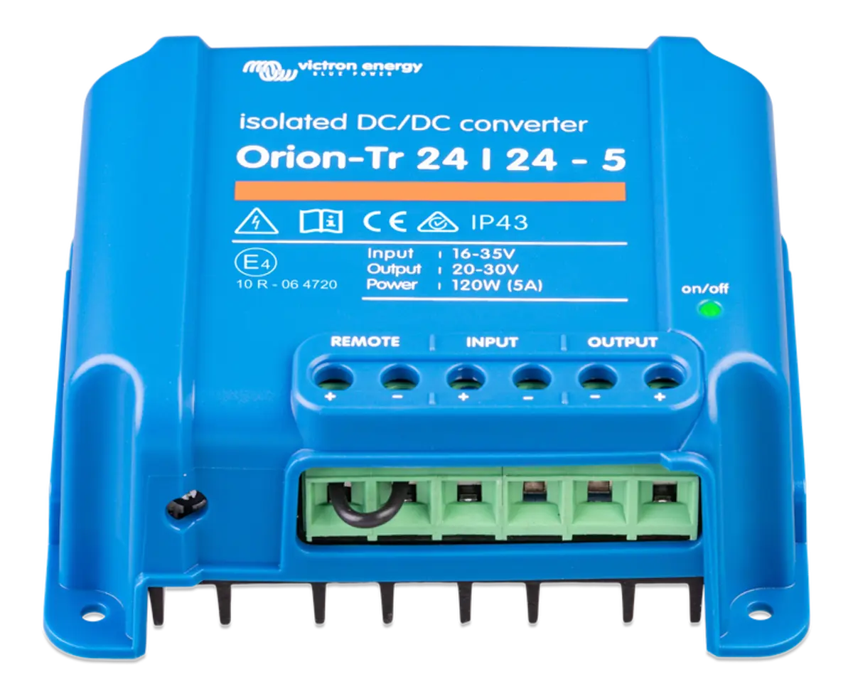 Victron Orion-Tr 24V to 24V - 120W 5A Isolated DC/DC Converter (SKU Part Number ORI242410110R) Victron Energy