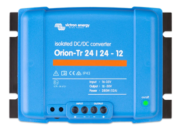 Victron Orion-Tr 24V to 24V - 280W 12A Isolated DC-DC Converter (SKU Part Number ORI242428110) Victron Energy