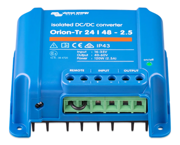 Victron Orion-Tr 24V to 48V - 120W 2.5A Isolated DC/DC Converter (SKU Part Number ORI244810110) Victron Energy
