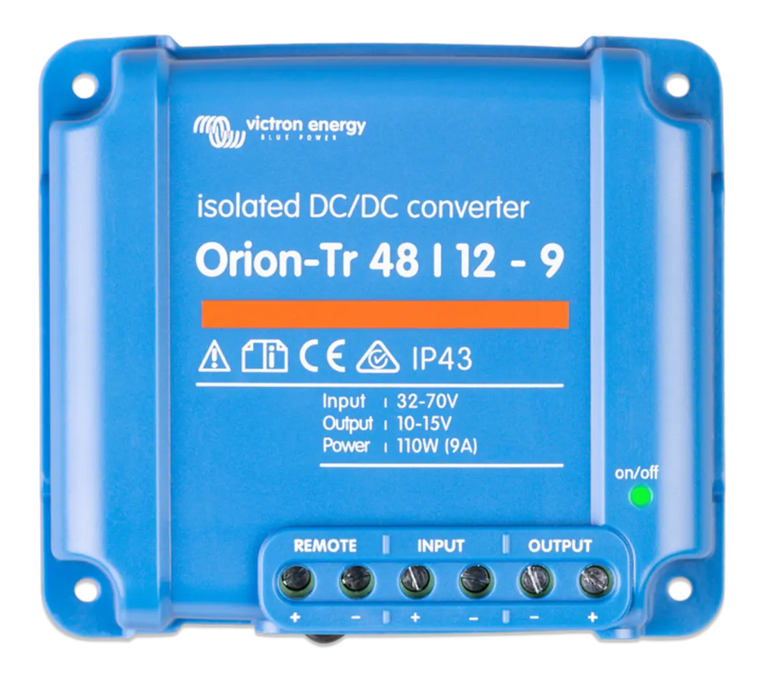 Victron Orion-Tr 48V to 12V - 110W 9A Isolated DC/DC Converter (SKU Part Number ORI481210110) Victron Energy