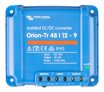 Victron Orion-Tr 48V to 12V - 110W 9A Isolated DC/DC Converter (SKU Part Number ORI481210110) Victron Energy