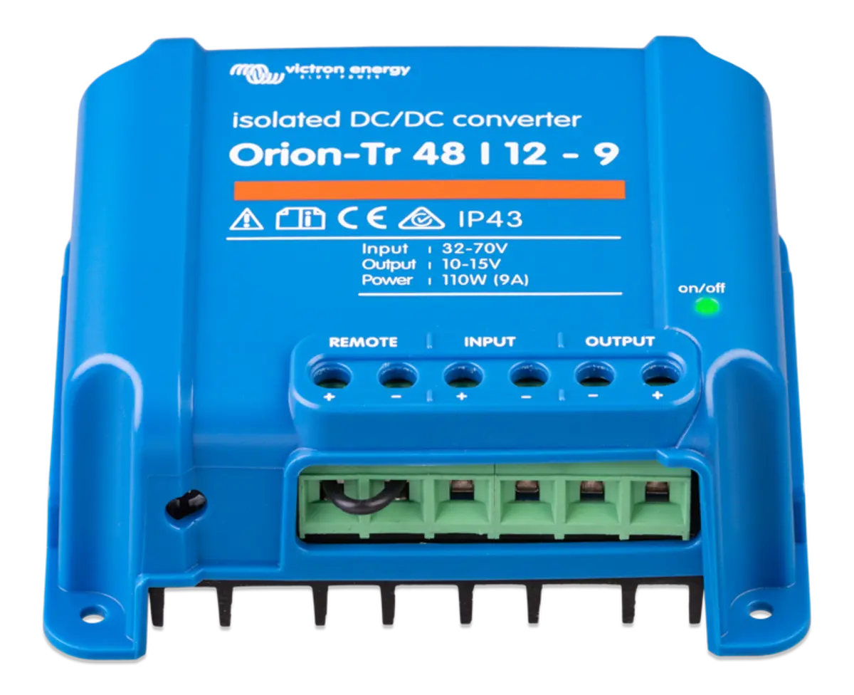 Victron Orion-Tr 48V to 12V - 110W 9A Isolated DC/DC Converter (SKU Part Number ORI481210110) Victron Energy