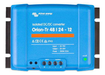 Victron Orion-Tr 48V to 24V - 280W 12A Isolated DC-DC Converter (SKU Part Number ORI482428110) Victron Energy