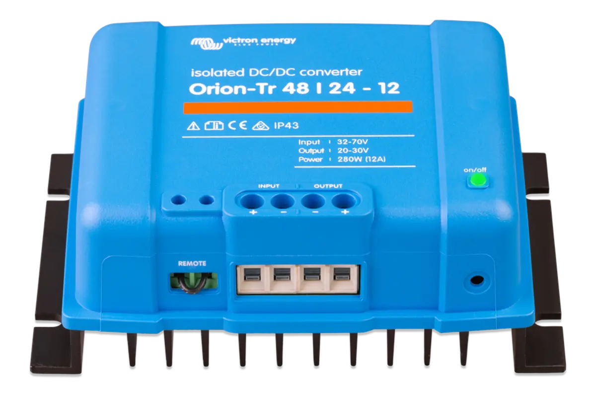 Victron Orion-Tr 48V to 24V - 280W 12A Isolated DC-DC Converter (SKU Part Number ORI482428110) Victron Energy