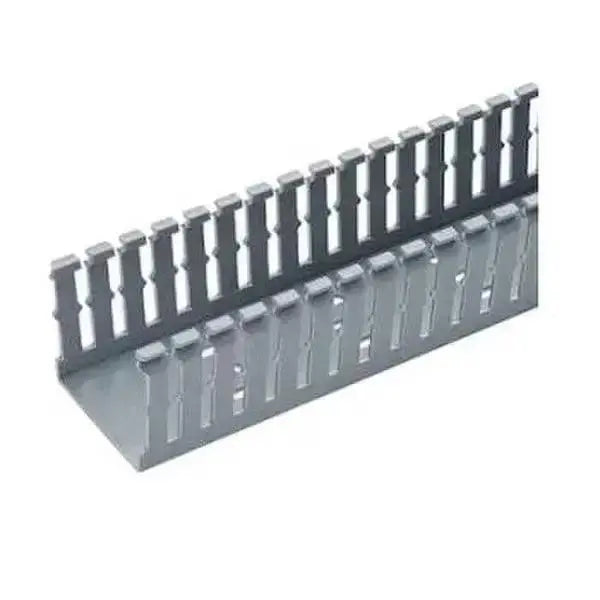 Panduit F1X2LG6 Narrow Slot Wiring Duct with Mounting Holes.