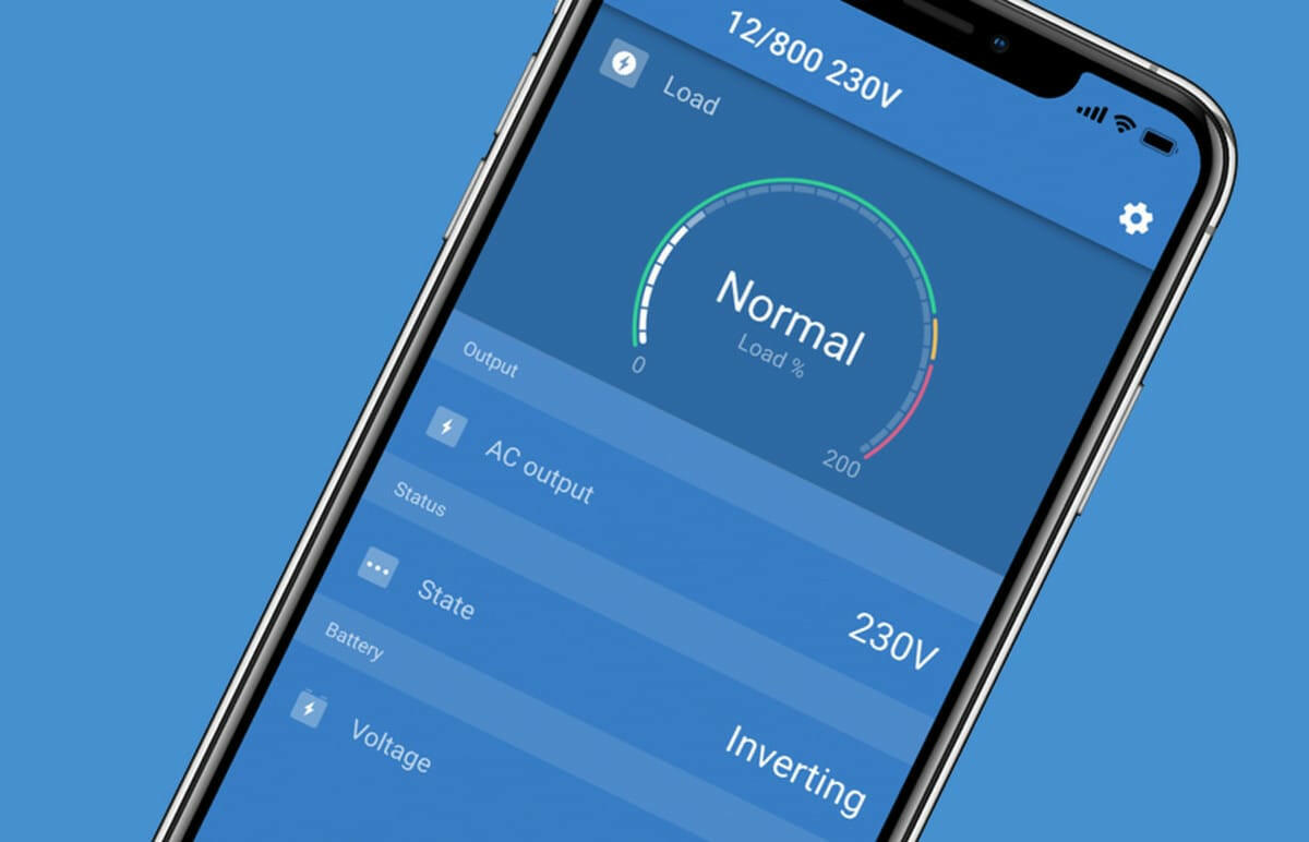Victron Energy VE. Direct 800 VA NEMA GFCI Phoenix Pure Sine Wave Inverter.