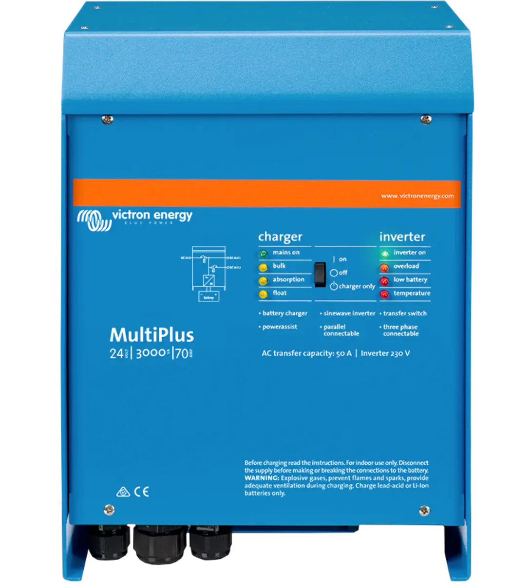 Victron Energy 3000 VA 258 mm Inverter/Charger Victron Energy