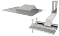 Quick Mount PV Mill Flashing with Curved Tile Hook - 12/Pack.