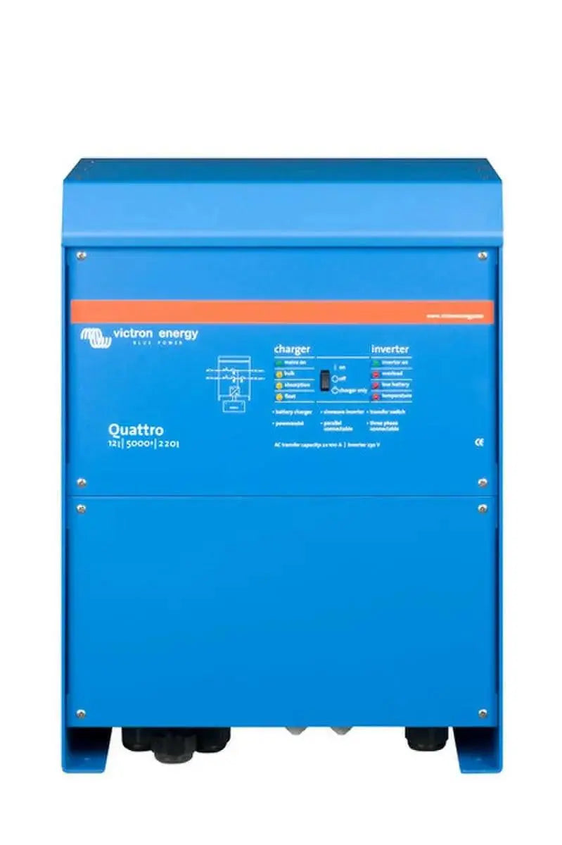 Quattro 12V/5000VA/220A-100/100/230V Inverter/Charger.