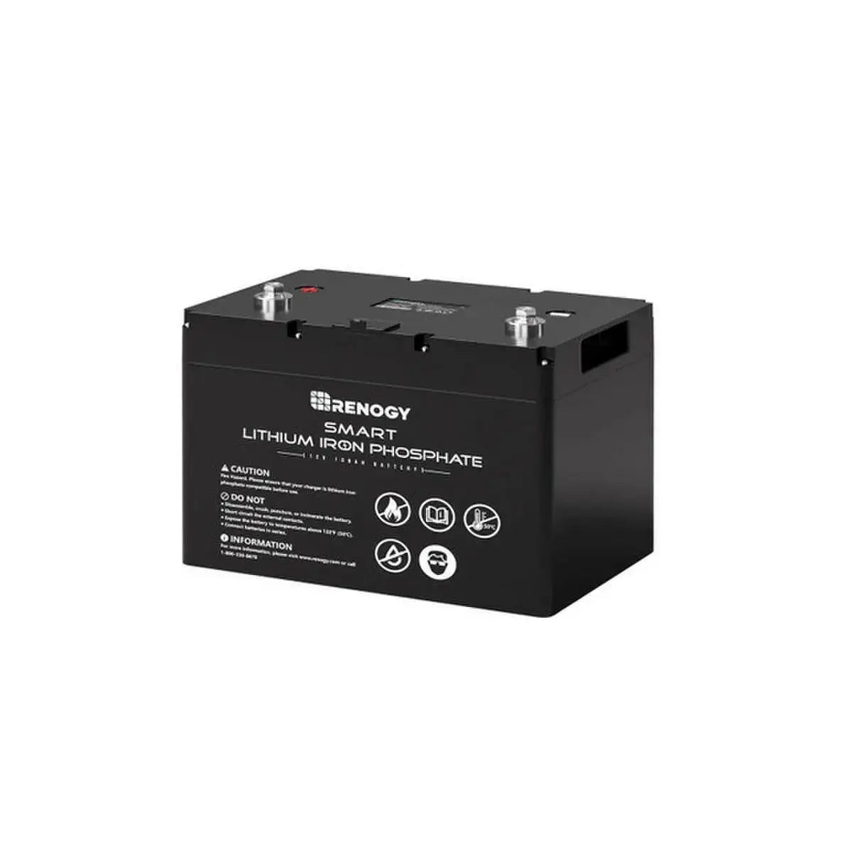 Renogy 12.8 V 100 Ah Smart Battery.
