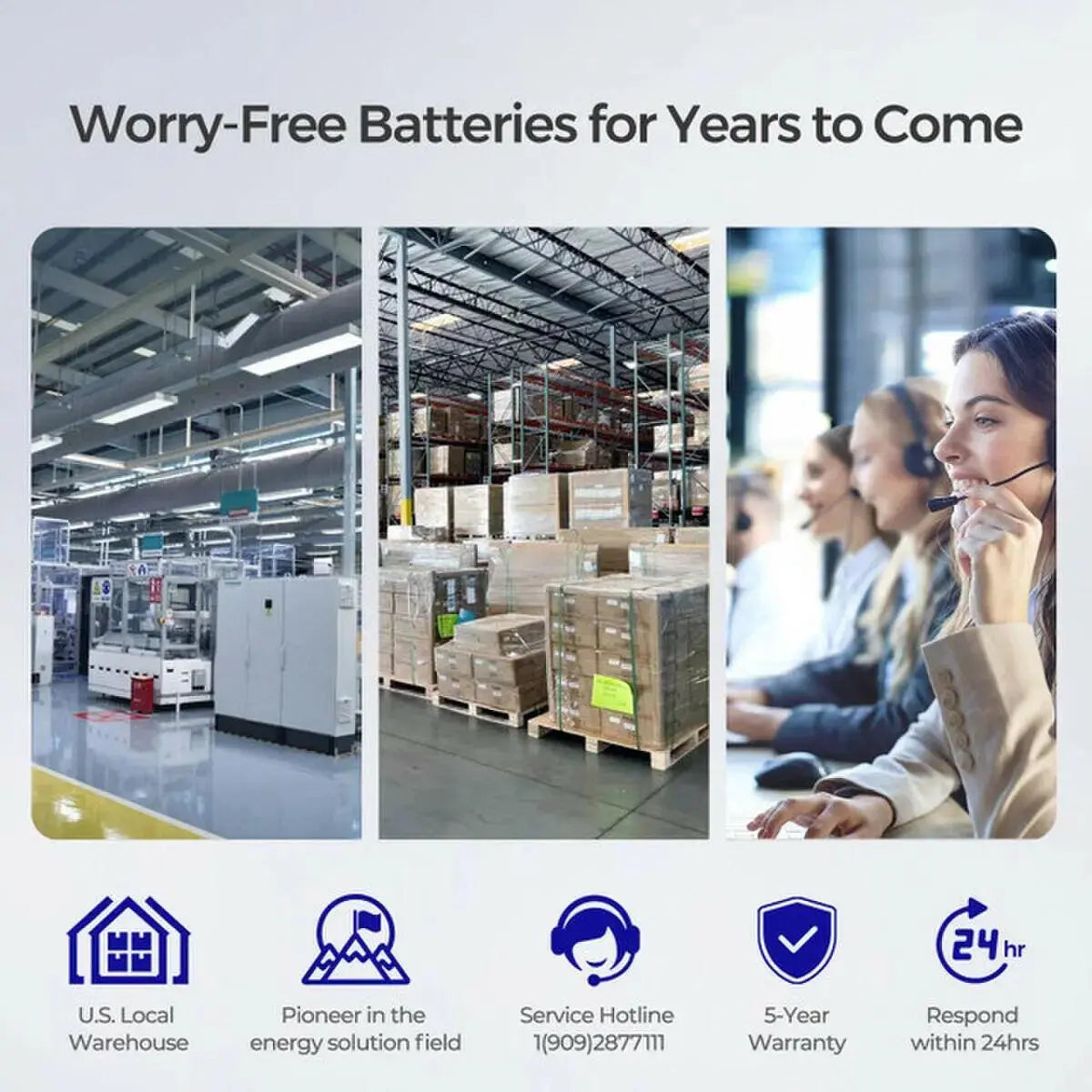 Renogy 12.8 V 100 Ah Smart Battery.