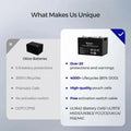 Renogy 12.8 V 100 Ah Smart Battery.