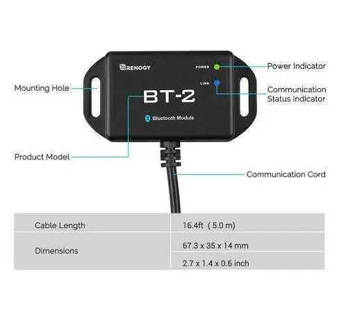 Renogy BT-2 Bluetooth Module.