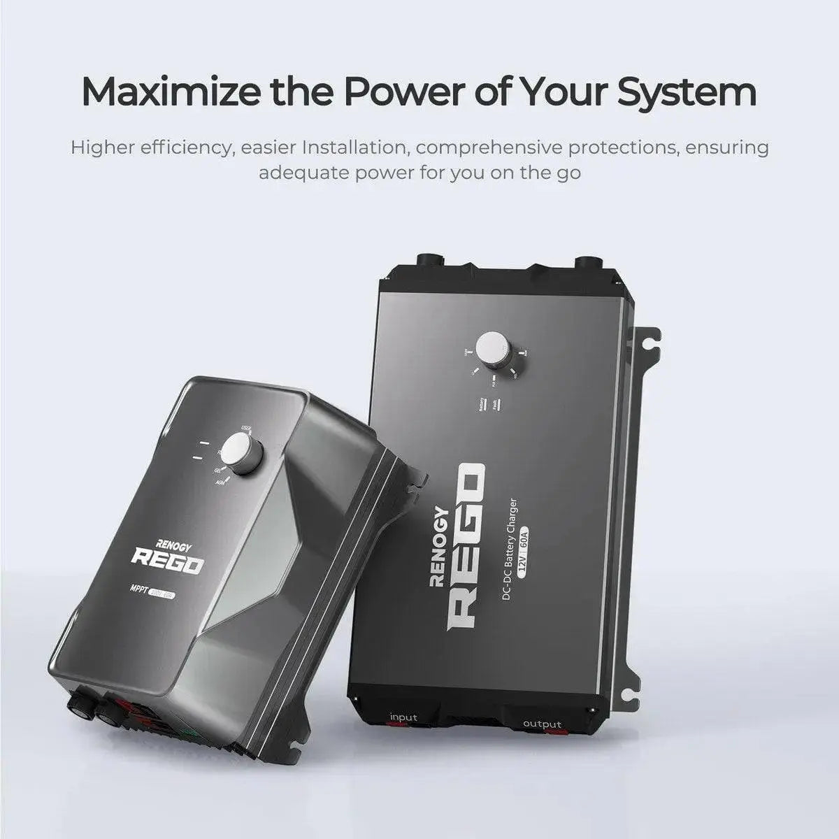 Renogy 12 V 60 A MPPT Solar Charge Controller Smart Off-Grid Power System.