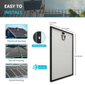 Renogy RNG Series 320 W Monocrystalline Solar Panel - RNG-320D8-US.