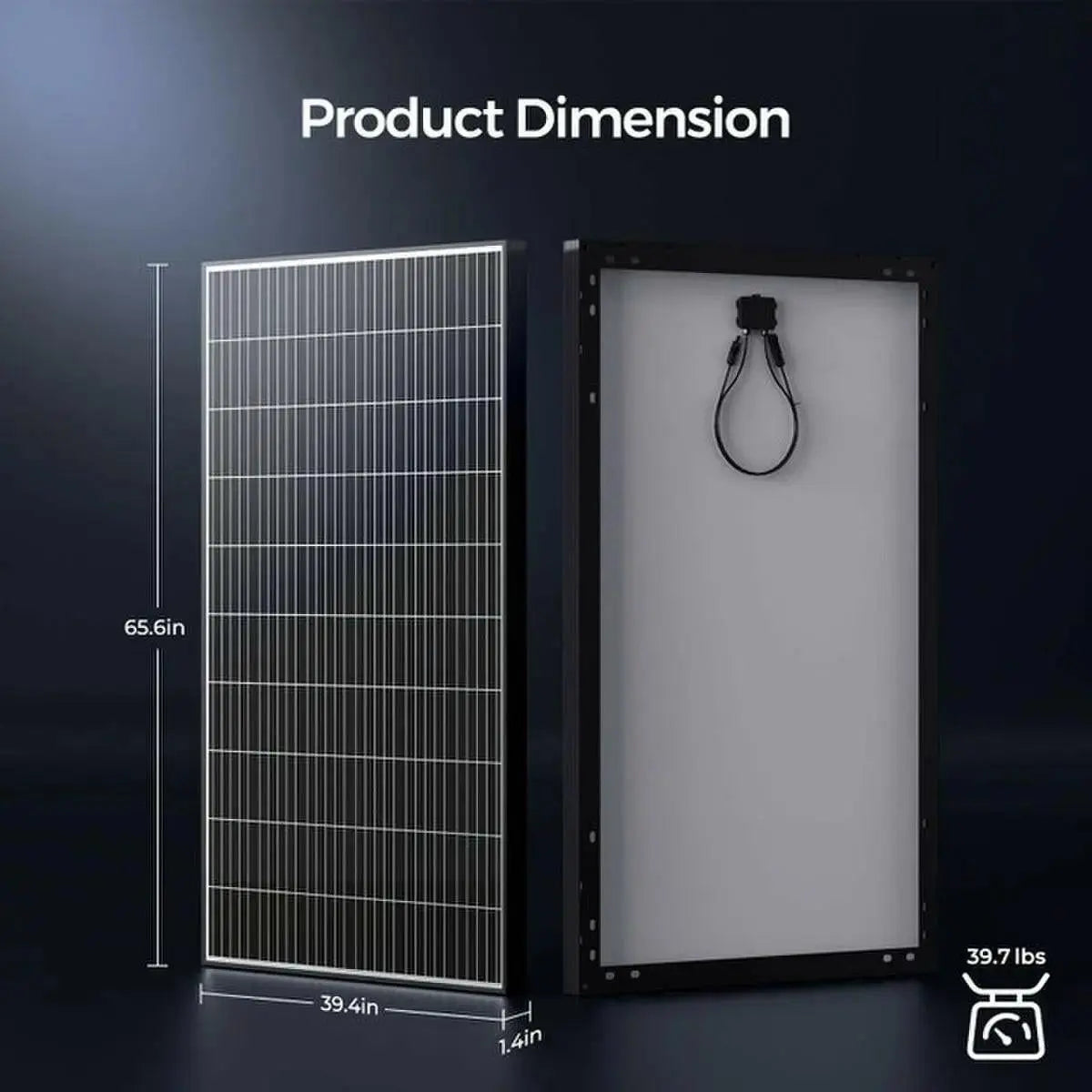Renogy RNG Series 320 W Monocrystalline Solar Panel.
