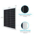 Renogy RNG Series 50 W Monocrystalline Solar Panel.