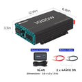 Renogy 1000 W Thermally Controlled Pure Sine Wave Inverter.