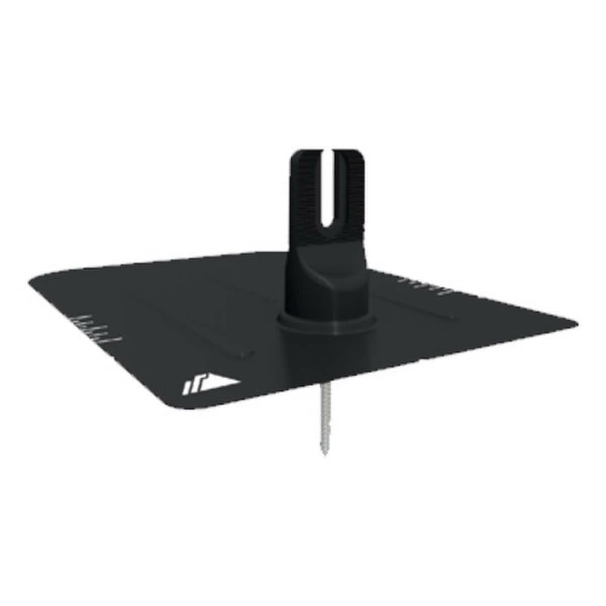 Ironridge FlashFoot2 Series Black Roof Attachment.