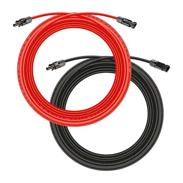 Rich Solar 10 Gauge 30 Feet Solar Extension Cable and Parallel Connectors.
