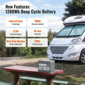 Rich Solar Alpha 1 12.8 V 100 Ah Lithium Iron Phosphate Battery.