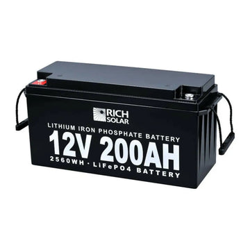 Rich Solar Alpha 5 12.8 V 190-200 Ah Lithium Iron Phosphate Battery.
