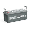 Rich Solar Alpha 2 12.8 V 200 Ah Lithium Iron Phosphate Battery.