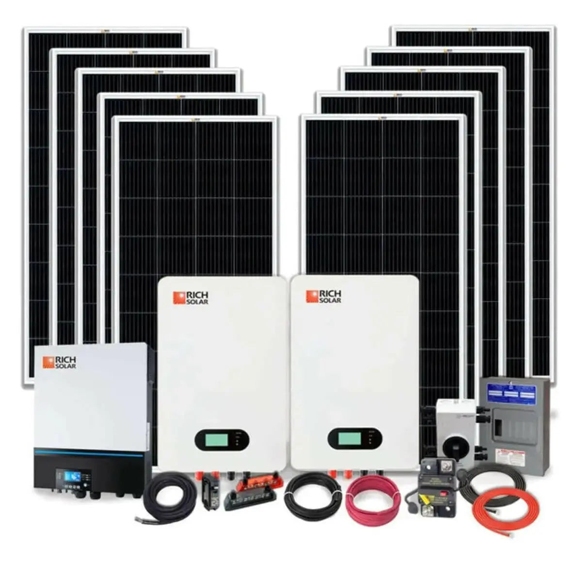 Rich Solar 2000W 48V 120VAC Cabin Kit.