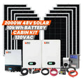 Rich Solar 2000W 48V 120VAC Cabin Kit.