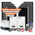 Rich Solar 2000W 48V 240VAC Cabin Kit.